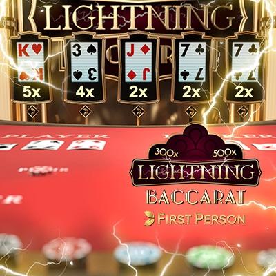 First Person Lightning Baccarat Game thumbnail